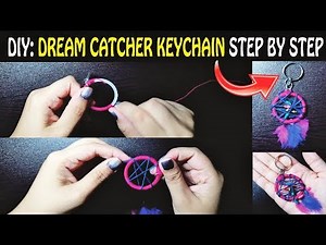 DIY: Dream catcher key-chain