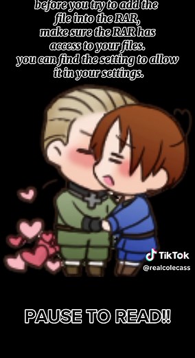 SHIMEJI TUTORIAL this probably works for all shimejis that have a RAR file but I'm not sure . . . #shimeji #hetalia #shimejitutorial #gerita #aph @50 CENTS 🟠🔵/🌎🍝 @blueburr