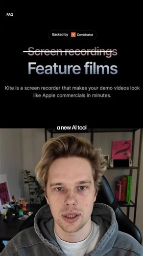 AI tool that turns screen recordings into branded product videos. #aitools #productvideo #saas