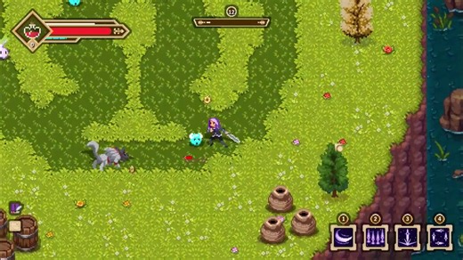 CrossCode-inspired indie game approaching!Look amazing!