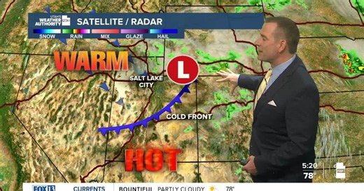 Not as hot, but relief won't last long!