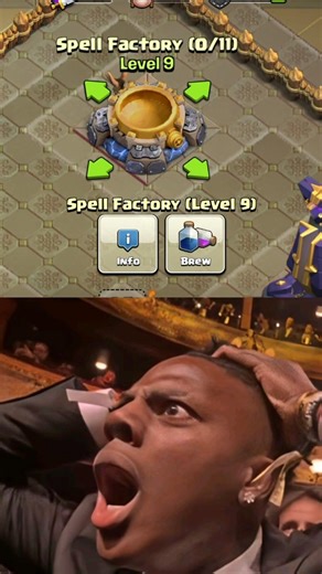 upgrade spell factory max level ||#clashofclans #trendingshorts #coc #ytshorts #sumit007live #yt