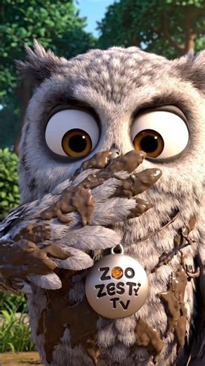 SLEEPY OWL FAILS at Navigation 🤣 | Cutest Animal Shorts | Funny 3D