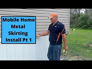 Mobile Home Metal Skirting Install pt 1 of 6