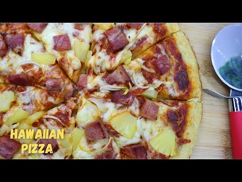 Hawaiian Pizza | Hawaiian Pizza Recipe Using Leftover Ham and Pineapple || JUENFO Kitchen