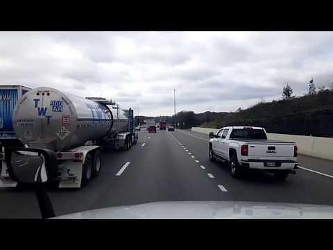 BigRigTravels LIVE! Lebanon to Nashville, Tennessee Interstate 40 West-Nov. 8, 2017