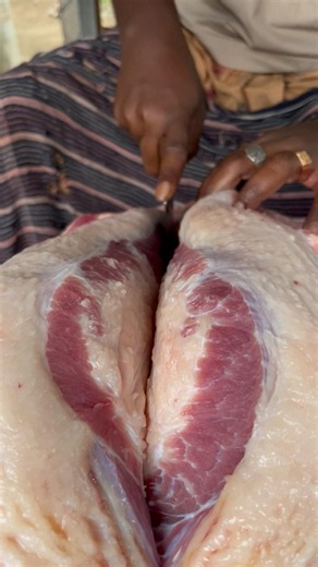 Cow's ribs fat slicing skills #meatcuttingtechniques #meatslicing #meat