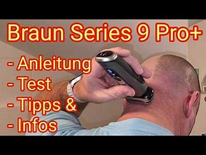 Braun Series 9 Pro+ (plus) - an electric shaver with cleaning and charging station, instructions,...