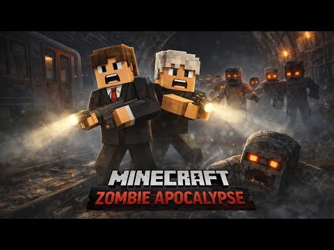 We Entered an ABANDONED CITY to Find the ANTIDOTE… (Minecraft Zombie Apocalypse)