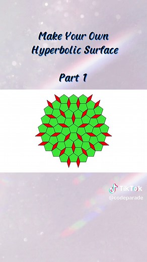 Make your own hyperbolic planes using crochet #crochet #codeparade #3D #fyp