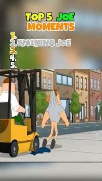 FAMILYGUY TOP - 5 JOE SWANSON MOMENTS! #shorts #shortvideo #familyguy #viral #joeswanson #funny