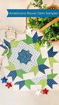 Sewing the ORCHID Blocks for the Americana Flower Farm QAL!