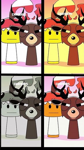 Sprunki OC Dino Kid meets The Deer #sprunki #incredibox