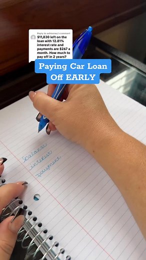 1.5K views · 194 reactions | Even just adding a small amount to your monthly car payment will pay off your loan much faster! #budget #budgeting #tips #car #cars | Ashallaboutmoney | Facebook