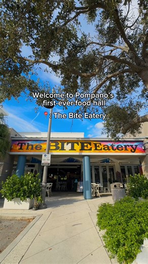 🤩 Did you know Pompano Beach has its very own Food Hall? With 9 delicious eateries, The Bite Eatery allows you to choose your own culinary adventure, from ceviche to gelato. https://bit.ly/3TMQKlg 📍: 2715 E Atlantic Ave Pompano Beach, FL 33062 #VisitLauderdale #PompanoBeach #SouthFloridaFoodies | Visit Lauderdale