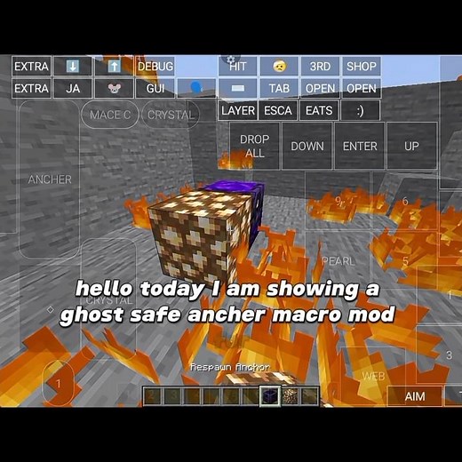 Safe ancher macro mod 💥 #minecraft