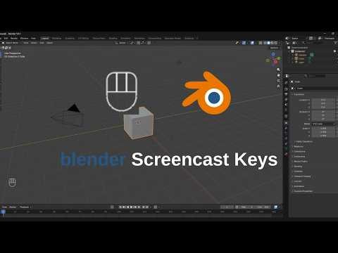 Blender Tutorial: How to Show Keystrokes in Blender!