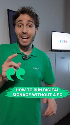 Learn how to run digital signage without a PC from our new video #trending