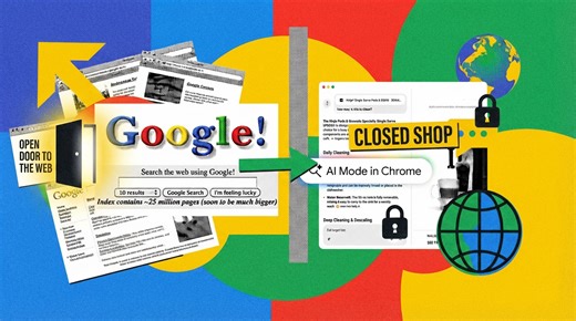 Google finds new ways to keep you from ever clicking a link again