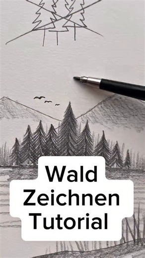 🌲 Wald total einfach zeichnen – Tutorial für Anfänger:innen! Mit wenigen Linien und einfachen Formen entsteht Schritt für Schritt ein schöner Wald. Perfekt für dein Skizzenbuch und ideal als schnelle Zeichenübung für zwischendurch. ✏️ 👉 Folge mir für mehr Tutorials und Zeichenideen! #zeichnenlernen #waldzeichnen #landschaftzeichnen #zeichenidee #skizzierenlernen | DrawTut