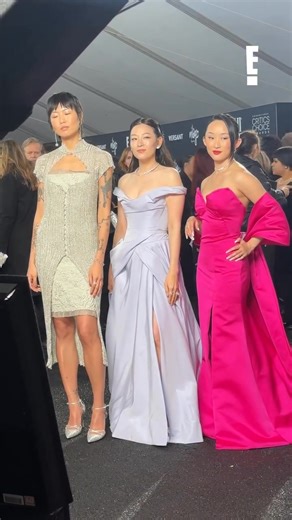 Ji-young Yoo, Arden Cho, and May Hong from “KPop Demon Hunters” are showing us how it’s done. 😍 #Glambot #AwardsSeason #CriticsChoice | E! News