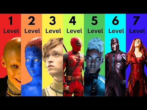 7 Levels of X-Men Mutants (Movie Based) Explained in 17 Minutes