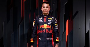 Alex Albon's 2020 helmet reveal