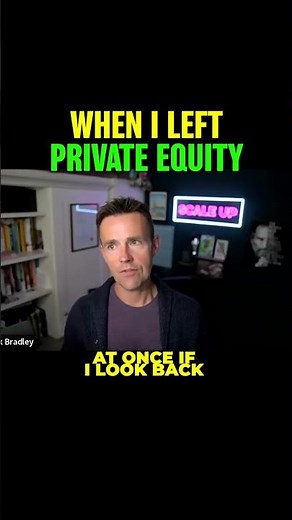 Decided to leave my private equity job to fully support founders.