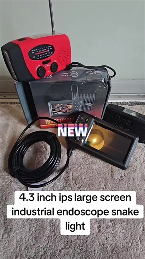 192 op snake camera large 4.3 inch it's large screen endoscopy #endoscope #menstoolsandgadgets #menstools#camera #ticktokmademebuyit