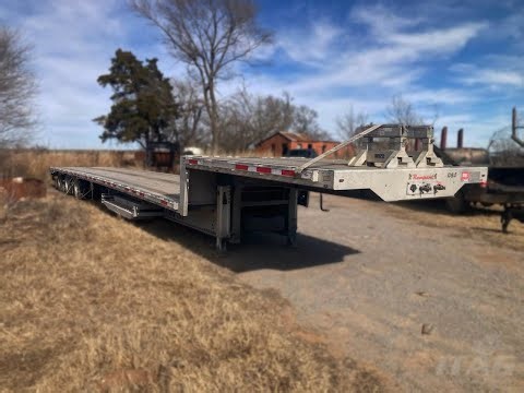 2019 Benson 53ft Drop Deck Trailer - All Aluminum, Aluminum Floor, Tri-Axle, Ramps, Lift Axles