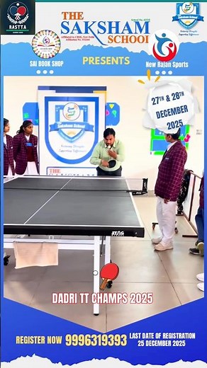 Learning Table Tennis with Fun 🏓 | Special Coaching Session at School
