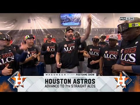 Justin Verlander gives an EPIC victory speech after Astros defeat Twins in ALDS