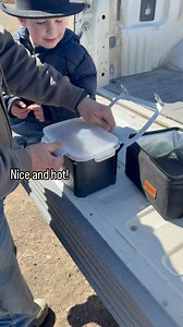 The fastest way to ruin a kid’s experience going to work is to not have a decent lunch! Sometimes my littlest helper starts wondering if it’s lunch time by like 10 AM! That’s a little early for me so I set the @luncheaze to have lunch hot and ready at 12:20. The lunch box is battery operated and cordless so we can enjoy our beef stew wherever we are at the ranch. After a busy morning feeding cows, nothing beats a hot lunch! | Rancher Ryan