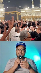 Umrah Zahireen Raising Right Hand in Front of Kaaba | India Umrah Trip 🕋