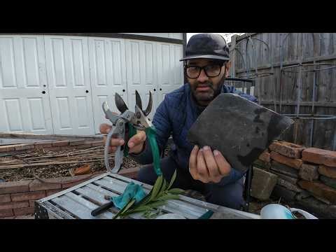 Sharpen Any Cutting Garden Tool Using Only Sandpaper