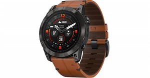 Garmin Epix Pro Gen 2  Sapphire Edition Carbon Grey DLC Titanium With Chestnut Leather Band Smartwatch 51mm 010-02804-30