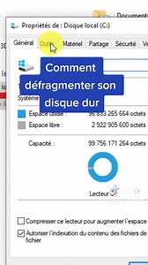 Comment défragmenter son Disque dur 🚀#astuce #tuto #comment #disquedur