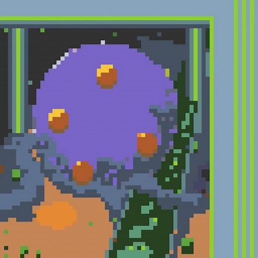 Alien invasion - Pixel Art Animation