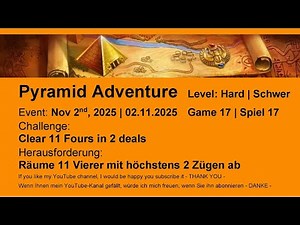 Pyramid Adventure - Hard #17 | Nov 2nd, 2025
