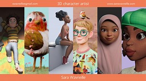 Demo Reel 3D Artist | Sara Wavreille 2024