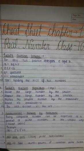 Class 10th Chapter-1 Real Number #real #number