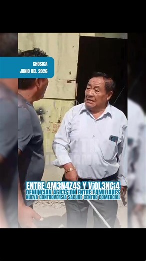 #Chosica | Denuncian 4gr3s¡0n entre familiares Un nuevo conflicto familiar ha salido a la luz en el centro comercial ubicado en la avenida Arica, a la altura del paradero de autos de San Mateo, en Chosica. Esta vez, allegados del señor César Rodríguez Samaniego denunciaron una presunta agr3s¡0n física y que tendría como trasfondo una disputa por la posesión de puestos comerciales. Según la versión difundida por familiares del adulto mayor, el presunto 4gr3s0r sería su hijo, César Jhonny Rodrígue