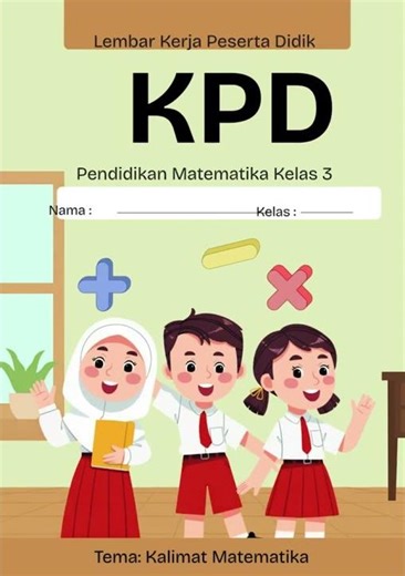 LKPD Class 3 Mathematics 2 Mathematical Sentences #deeplearning