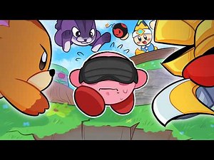 Beating Kirby but I'm Blindfolded