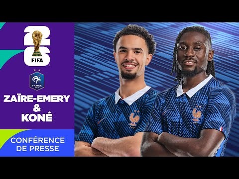 La conférence de presse de l'équipe de France avec Warren Zaïre-Emery et Manu Koné en direct !