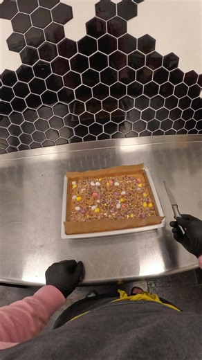 Biscoff and Mini Egg Cornflake Cake Recipe