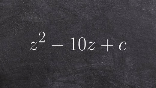 Find the value of c that completes the square then convert