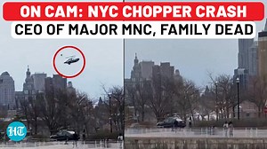 On cam: Helicopter crash in New York; CEO of major MNC, family killed - report| USA| Hudson| Siemens