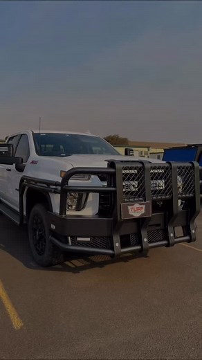 23 reactions | Chevy Silverado lighting it up with a TUFF 4 Post Bullbar, Rails & Steps ⚡️ | TUFF Australia | Facebook