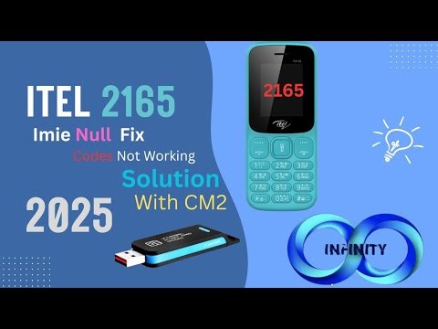 How to fix Itel mobile null imie | Itel 2165 Null imie Fix | Using CM2 Dongle 